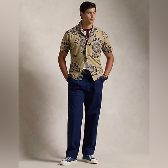 Cotton-Linen Camp Shirt